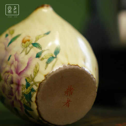 问鼎鼎者汝瓷绰约公杯（绘画国色天香）（缺货） 商品图2