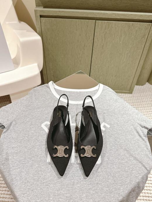 赛琳夏季银色凯旋门系列！新款银色尖头高跟鞋（HC） 商品图4