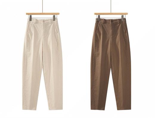 Martine Wester 女天丝棉11坑定织灯芯绒长裤 11413528 商品图0