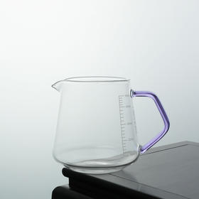 暗香疏影/雅韵刻度量杯/高硼硅玻璃公道杯家用耐高温牛奶杯烘焙微波炉加热计量杯分茶器