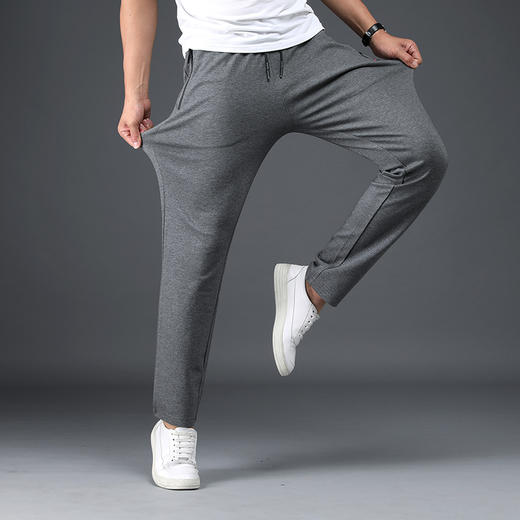 【Q】【新款DZP】大依优型大码男装直口直筒运动裤运动休闲长裤加肥加大弹力舒适 商品图10