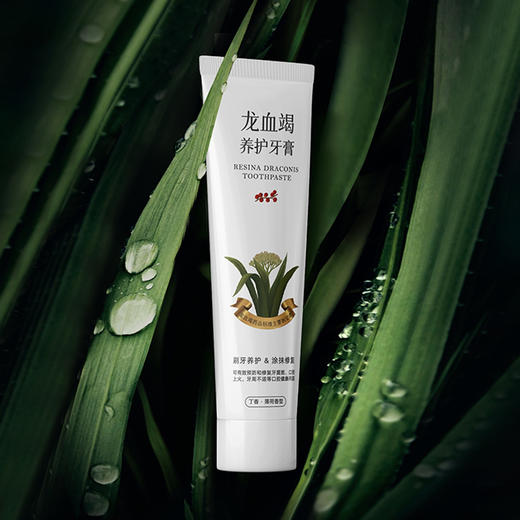 大唐汉方龙血竭养护牙膏 汉方本草 健康亮白洁齿护龈 丁香薄荷香型口齿清新 120g/支 商品图4