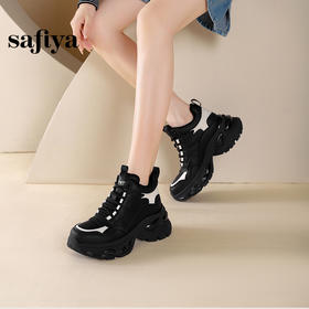 Safiya/索菲娅2024冬季加绒增高运动厚底潮酷老爹鞋 （网面单里/绒里可选）SF43112372/SF44112372