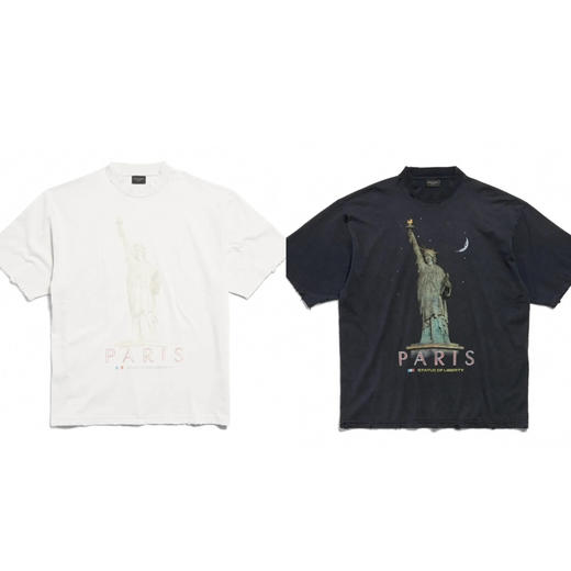 BA-T 自由女神印花T恤 商品图0
