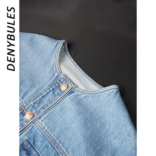 DENYBULES小香风天丝棉牛仔夹克 商品图2