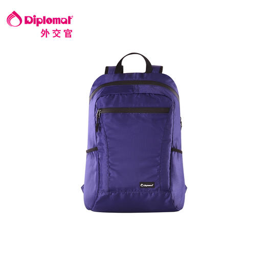 【自营】 外交官Diplomat 户外便携折叠背包 大容量 罗兰紫/珊瑚橙 商品图2