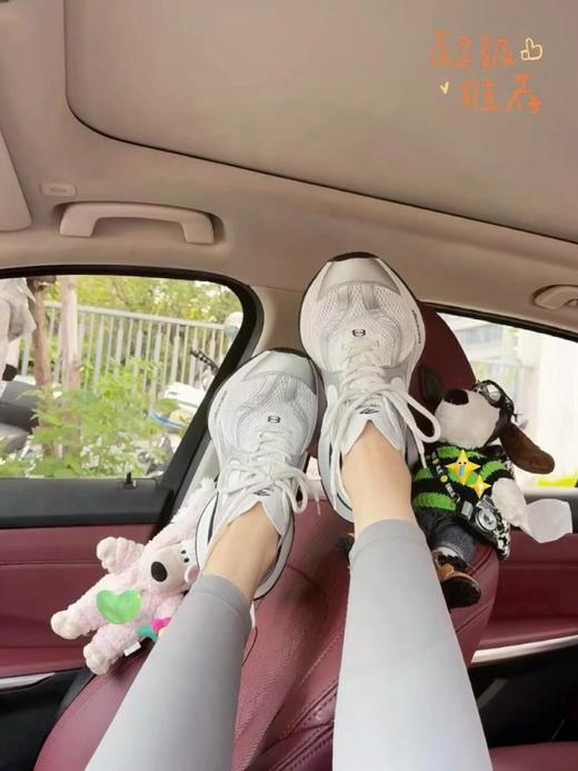 巴黎世家CIRCUIT圆头系带透气网面低帮生活休闲鞋跑步鞋女款白色（SLB） 商品图3