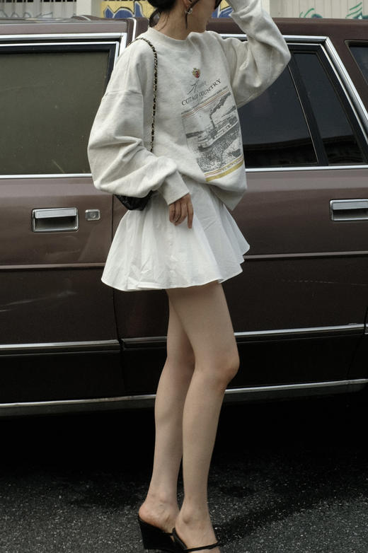 「轻盈小摆版本」迷你百褶短裙 - 高支纯棉防走光 商品图12