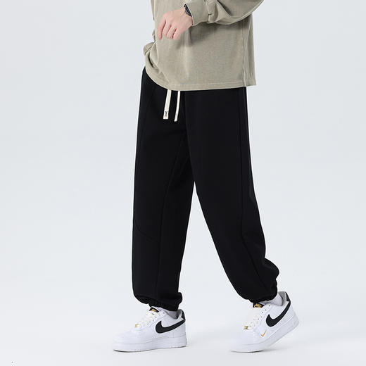 【新款DYF】大依优型大码束脚小脚运动针织休闲裤加肥加大男装舒适胖子肥佬百搭运动裤长裤 商品图7