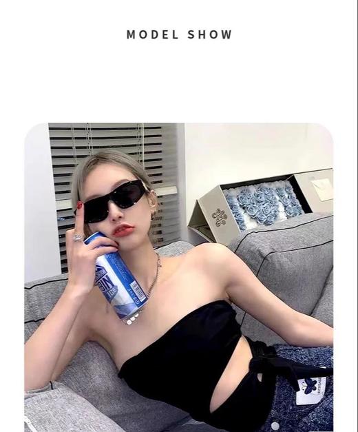 巴黎世家BB0095新款板材镜架墨镜（AN） 商品图6