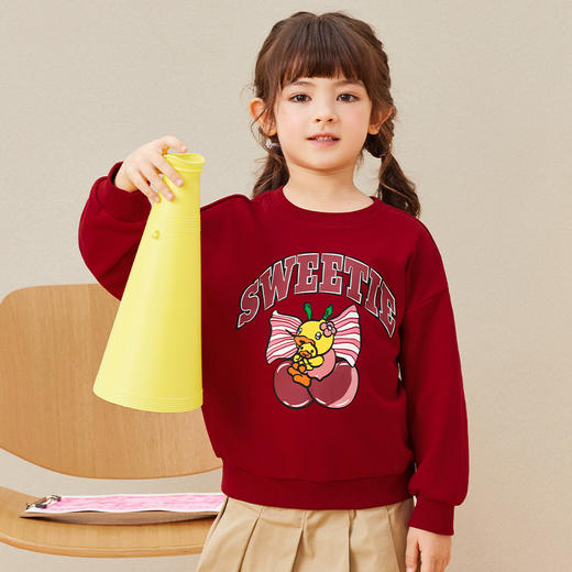 B.DUCK小黄鸭童装春秋圆领卫衣105-150 FF3408010 商品图0