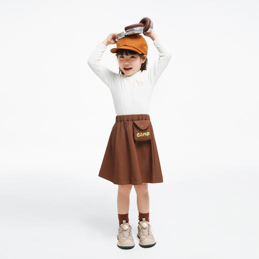 女童净色中领打底衫安奈儿童装实体店同款XG431674 商品图3