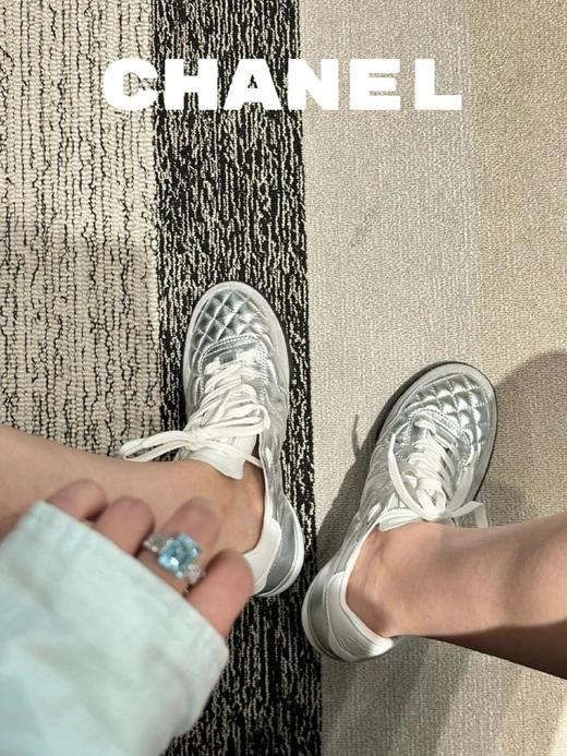 油蜡皮香奈儿熊猫色轻菱格纹隐藏款🎾网球鞋⚾️棒球鞋（HC） 商品图13