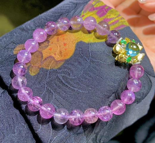 7.5mm紫碧玺手链 商品图2