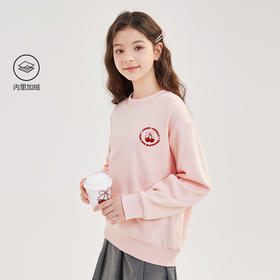 笛莎Deesha青少年女童卫衣2024冬季新款淑女学院风卫衣