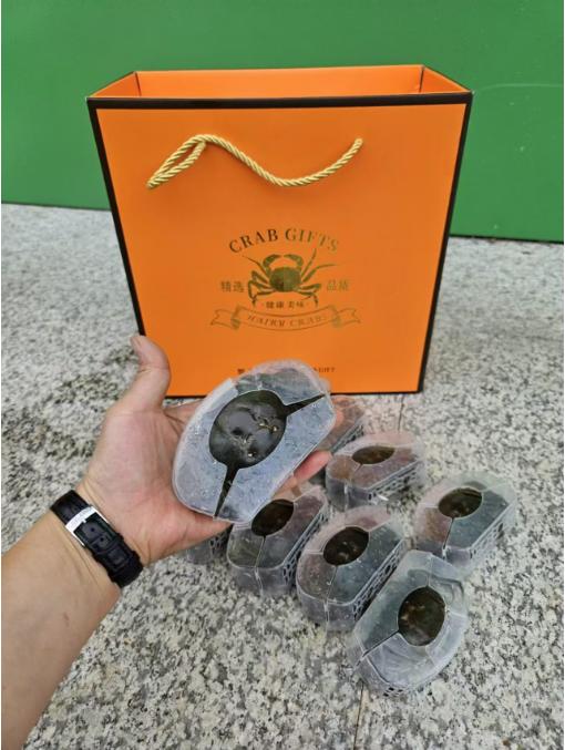 黄箱10只全母河蟹礼盒 商品图2