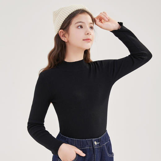 笛莎Deesha青少年女童针织衫2024冬季新款淑女学院风针织衫 商品图1