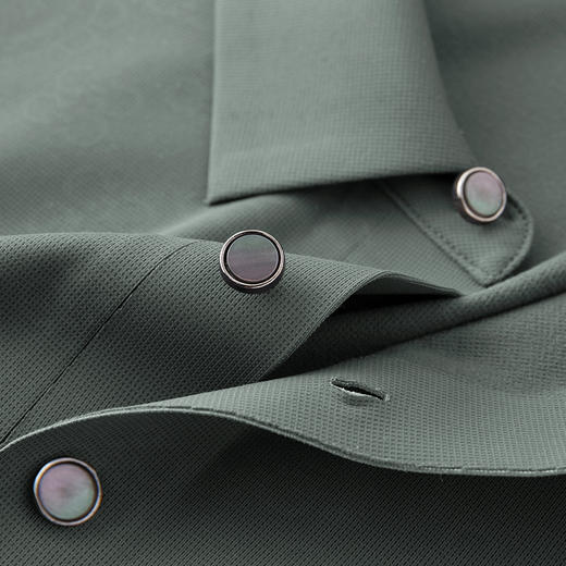 【新款DDP】大依优型大码弹力长袖Polo衫翻领男装加肥加大体恤大号上衣胖子弹力休闲商务 商品图5