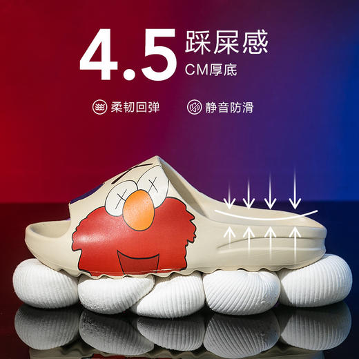 【不止代步！更代潮流】椰子拖鞋男夏季踩屎感家居浴室洗澡沙滩家用厚底外穿防滑凉拖鞋女，潮流外观设计，告别传统拖鞋。ry 商品图2