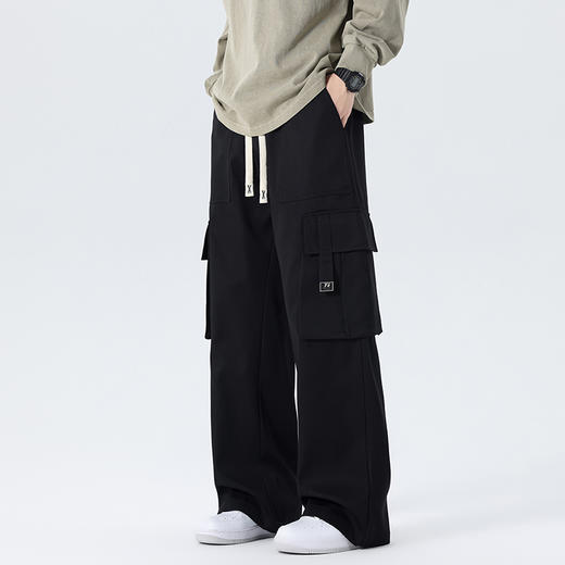 【新款DYF】大依优型大码直筒休闲裤工装裤阔腿加肥加大男装舒适胖子肥佬百搭运动裤长裤 商品图7