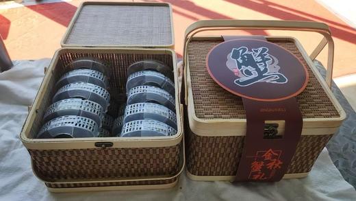 竹筐16只全母金秋蟹礼礼盒 商品图0