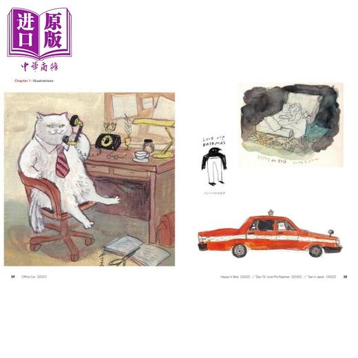 预售 【中商原版】KATHY LAM 黑山插画作品集 Life goes on 香港插画师 日文艺术原版 Life goes on 黒山 キャシー・ラム作品集 商品图2