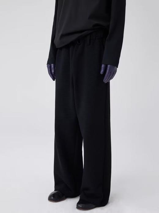 Simple Project/K24197/花边抽褶腰头针织卫裤 商品图0