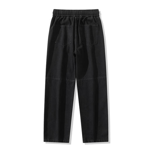 【新款DYF】大依优型大码直筒休闲牛仔裤阔腿加肥加大男装舒适胖子肥佬百搭运动裤长裤 商品图1