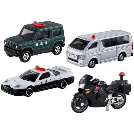 Tomy多美卡合金小汽车模型玩具巡逻警车车辆套组4辆装 3岁+ 商品图2