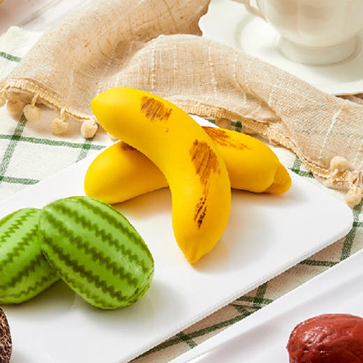 广州酒家广式早点香蕉包西瓜包蘑菇包加热即食儿童营养早餐半成品 商品图4