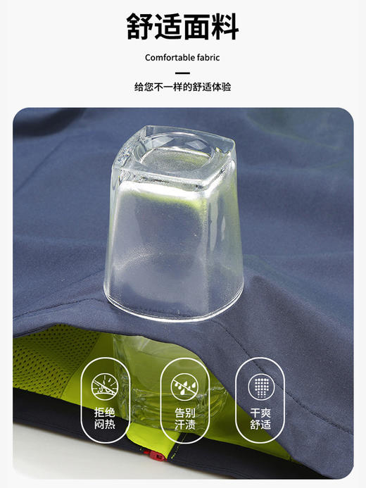 🔥🔥防风防水🔥御寒保暖✔️鸟家同款硬壳冲锋衣‼️男女春秋冬户外防风防水保暖骑行徒步登山服 商品图7