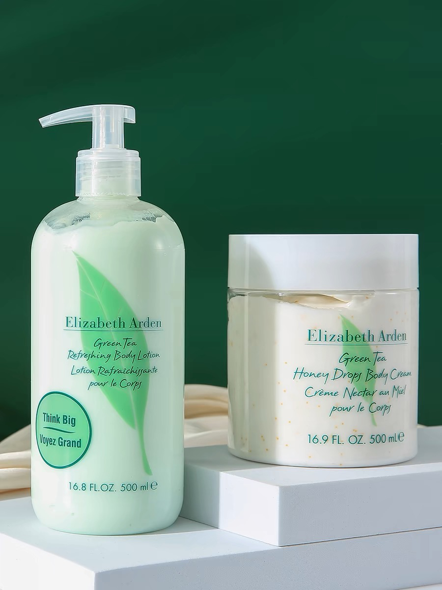 【海关保税直发】Elizabeth 按压瓶-伊丽莎白雅顿-绿茶身体乳-500ml-会员5折