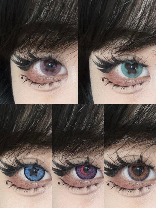 focusmoon月抛 蓝色星星/drama粉蝴蝶/nextlevel绿蝴蝶/blackmanba紫月亮/灰色爱心 14.2 女团打歌舞台同款 商品图0