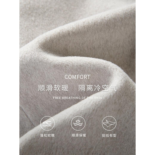 【年终特卖】熙世界小香风毛呢短款外套2025冬装新款法式翻领呢子上衣小个子 商品图3