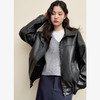西遇J美式机能风复古重工外套秋款女装年新款高级感夹克皮衣SS140818/SS140819 商品缩略图3