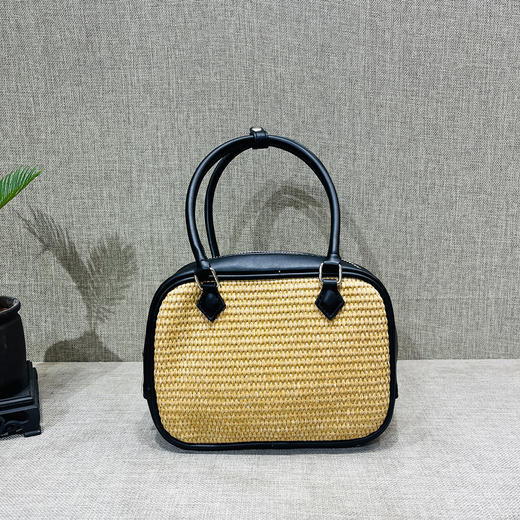 6565黑色/棕色藤编包 商品图1