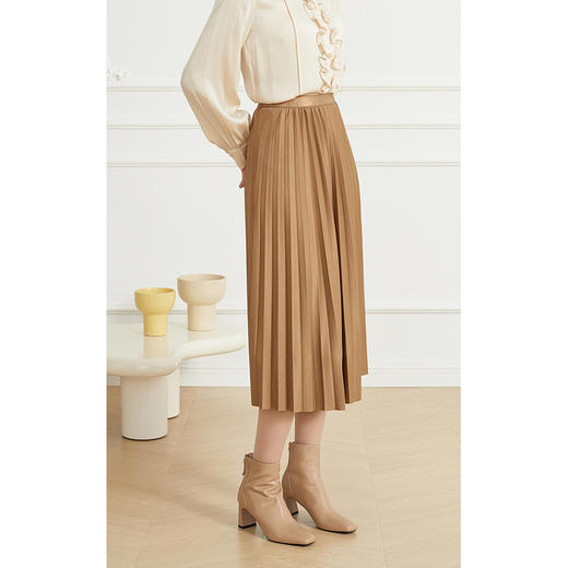 乔万尼百褶半身裙长款新款春秋ET3D628 商品图3