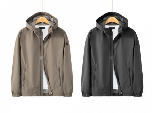 Martine Wester 男式密可柔防水面料连帽外套 11063326 商品图0