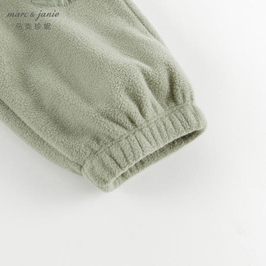 马克珍妮男童山系立体口袋摇粒绒束脚裤2024年秋冬新款241061 商品图4