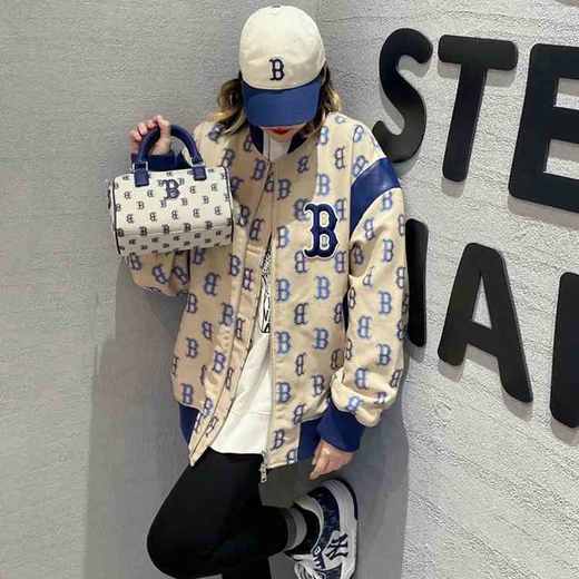 【复古时髦】MLB 钻石老花波士顿包   C90223 商品图3