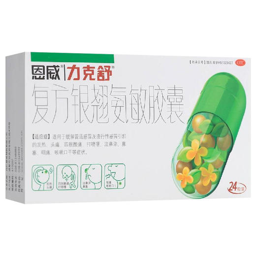 复方银翘氨敏胶囊【12粒*2板】 商品图1