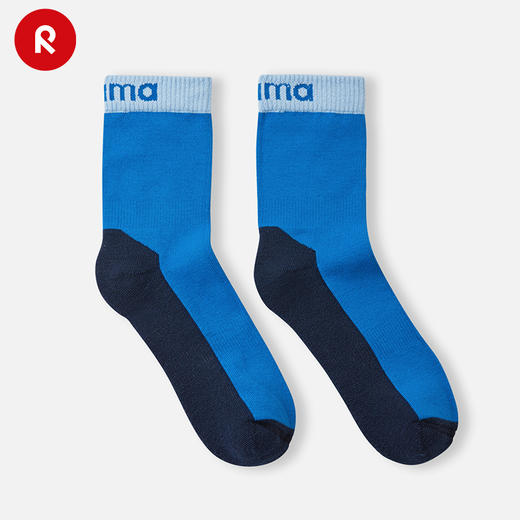 芬兰reima2024秋冬新款男女儿童大童保暖羊毛袜子可爱舒适中筒袜 商品图3