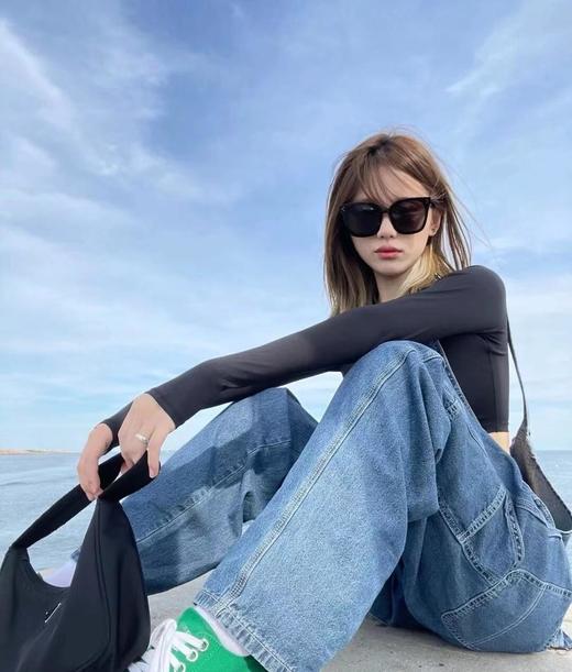 2024新款BY大框板材太阳镜墨镜镜腿logo凹造型设计（SLB） 商品图7