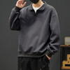 【新款DYY】大依优型大码小立领卫衣男宽松休闲上衣胖子加肥加大男士潮流 商品缩略图3
