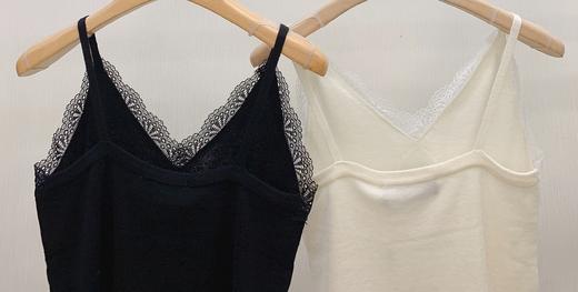 蕾丝拼接羊毛吊带 商品图3