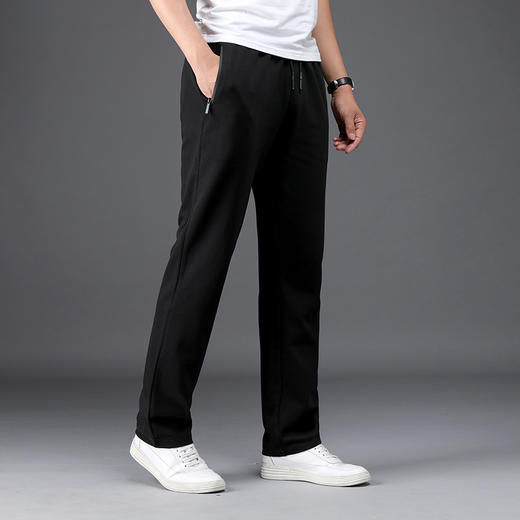 【Q】【新款DZP】大依优型大码男装直口直筒运动裤运动休闲长裤加肥加大弹力舒适 商品图5