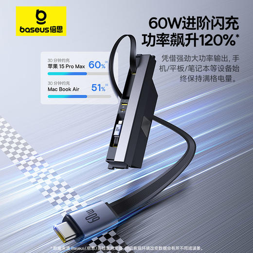 倍思 T-Space 拓展坞 特斯拉专用 3代 C+C双线版 商品图1