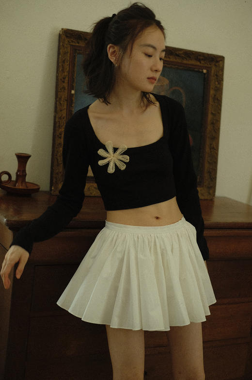 「无缝系列」绵柔纱线方领芭蕾&瑜伽服 - 无缝针织一体成型 商品图4