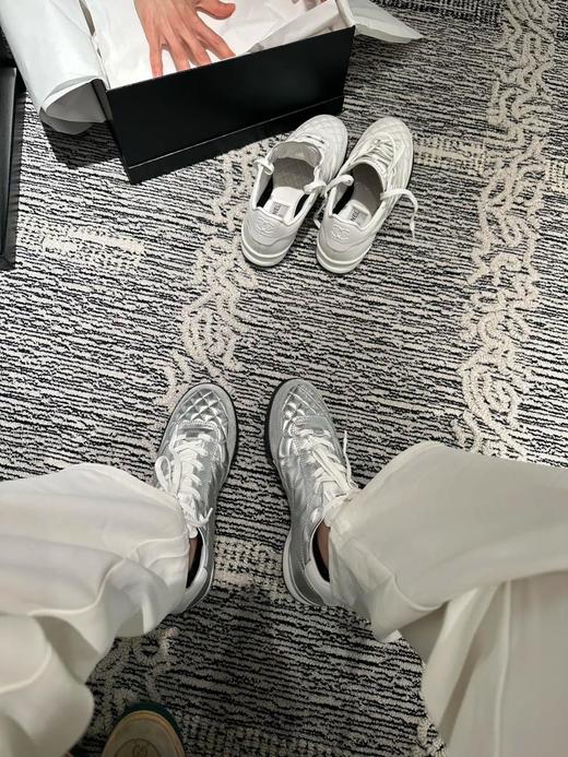 油蜡皮香奈儿熊猫色轻菱格纹隐藏款🎾网球鞋⚾️棒球鞋（HC） 商品图7