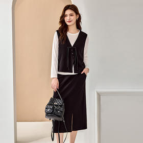 8/4奢姿大码女装2024秋季减龄盘扣设计三件套胖妹妹时尚新中式套装9943926718